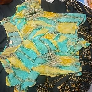 Large Thin See Thru Slim Fit Blouse